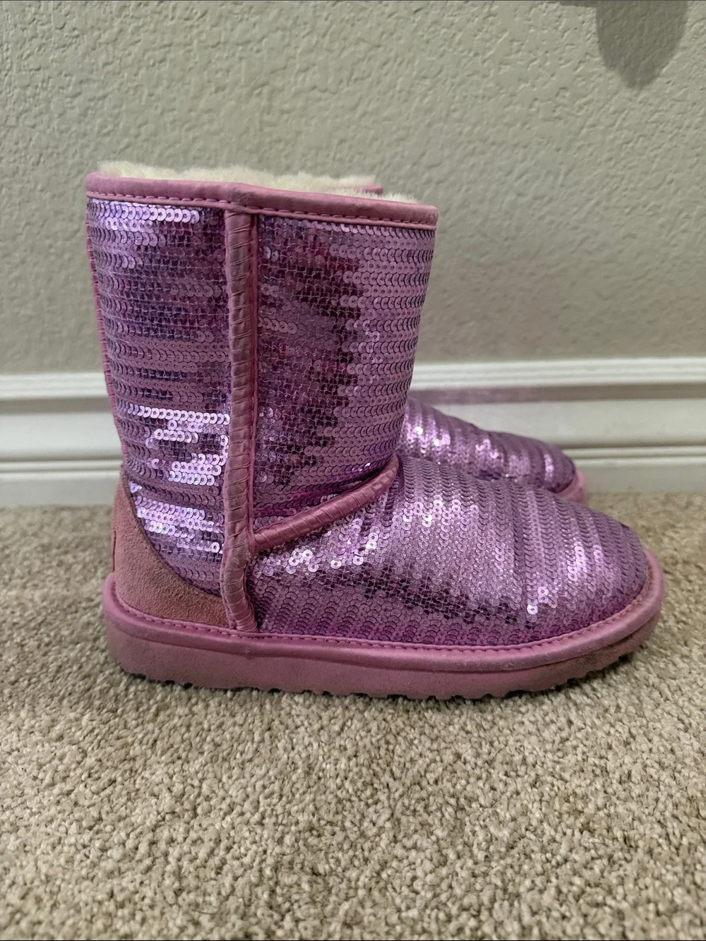 UGG Kids Sequin Boots - Pink